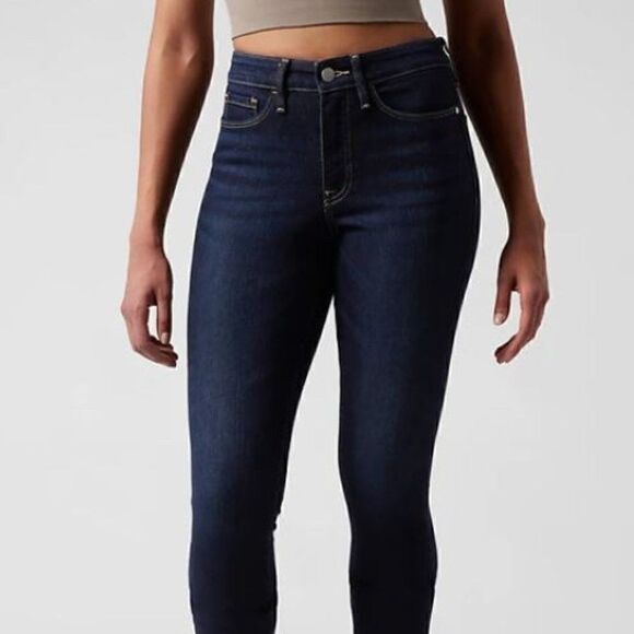 Athleta Sculptek Skinny Midnight Jean Size 2 - Picture 2 of 9